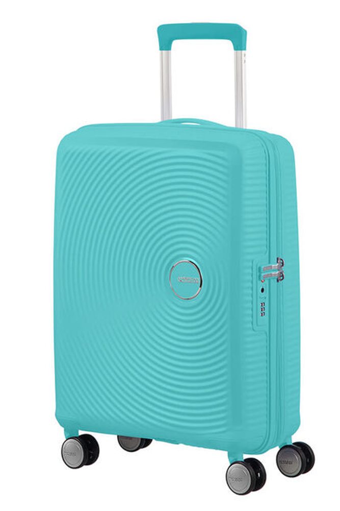 Levně American Tourister Kabinový cestovní kufr Soundbox EXP 35,5/41 l - modrá
