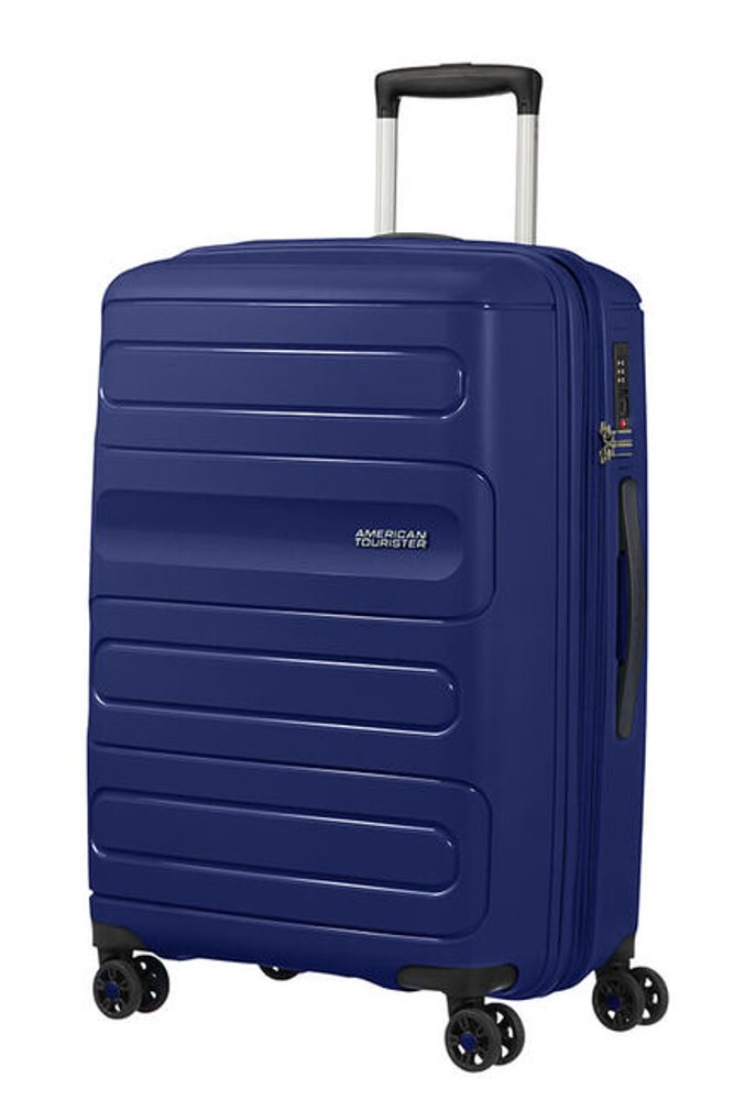 Levně American Tourister Cestovní kufr Sunside EXP 72,5/83,5 l - tmavě modrá