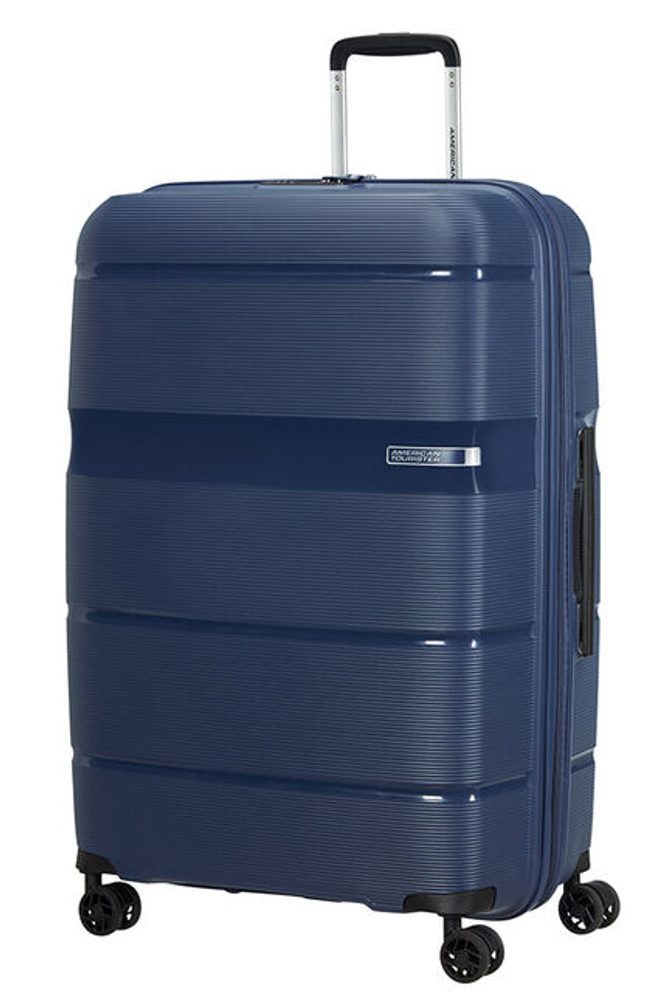American Tourister Skořepinový cestovní kufr Linex 102 l - tmavě modrá