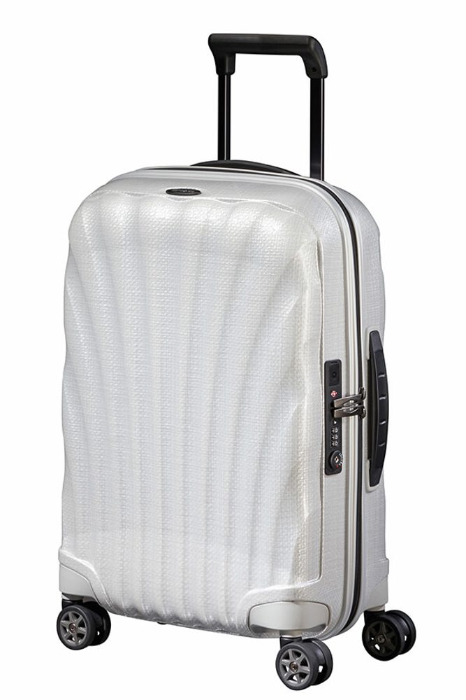 Levně Samsonite Kabinový cestovní kufr C-lite Spinner 36 l - bílá