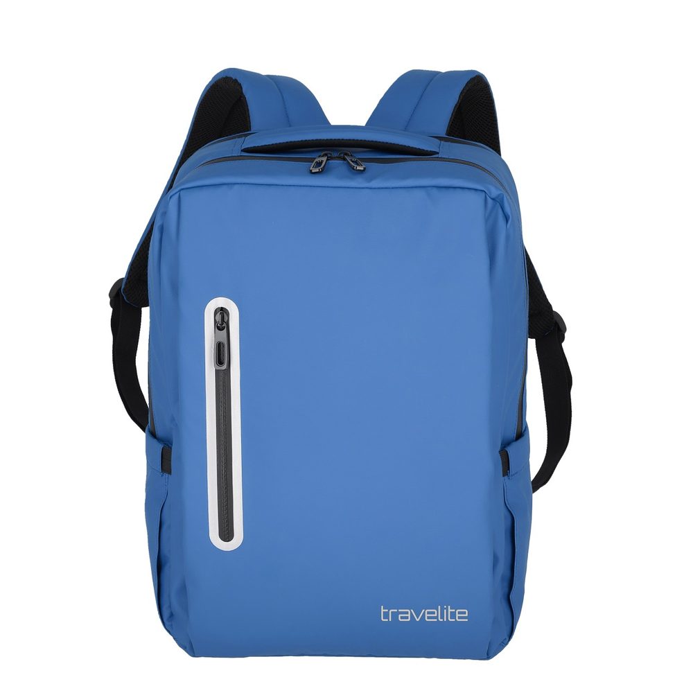 Levně Travelite Městský batoh Basics Boxy Royal blue 19 l