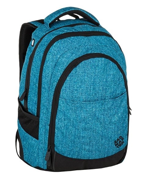 Obrázok Bagmaster Studentský batoh DIGITAL 9 D BLUE/BLACK 24 l