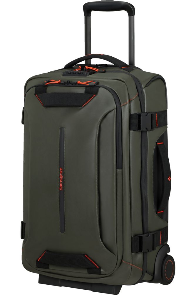 Levně Samsonite Cestovní taška na kolečkách Ecodiver Doubleframe 40 l - tmavě zelená