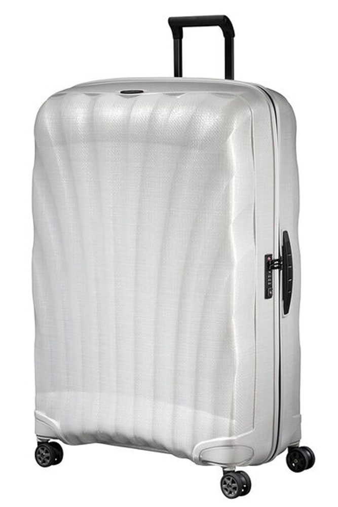 Levně Samsonite Skořepinový cestovní kufr C-lite Spinner 144 l - bílá