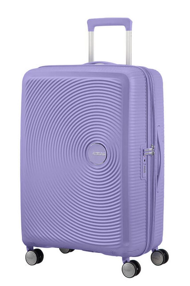 Levně American Tourister Cestovní kufr Soundbox Spinner EXP 71,5/81 l - fialová