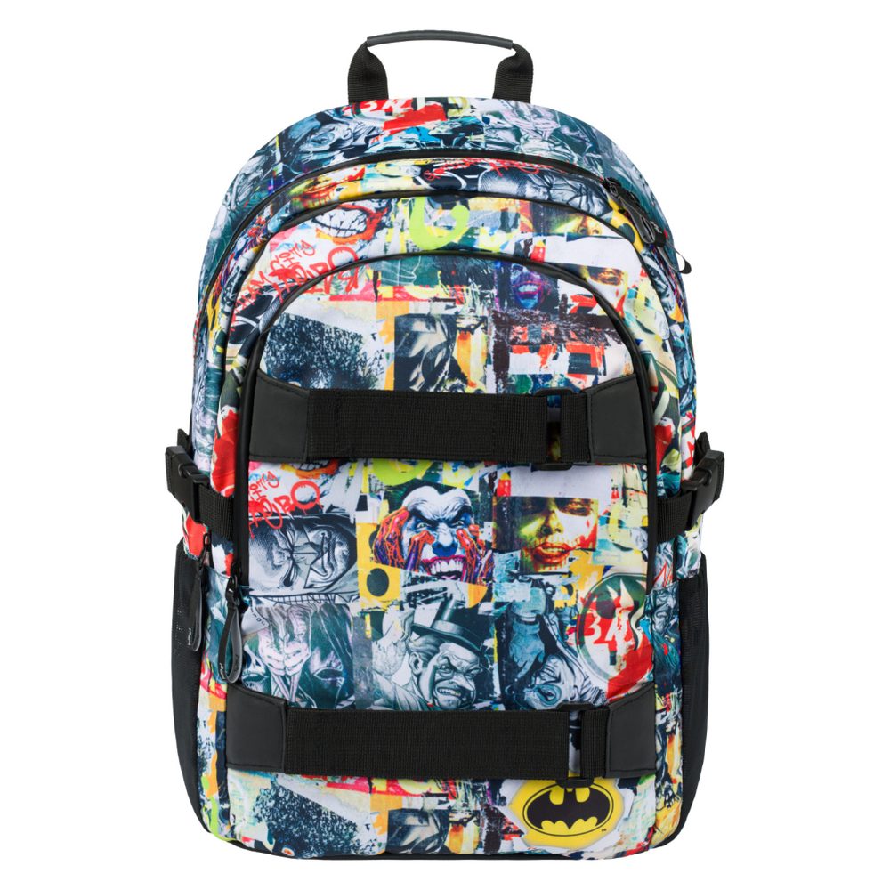 Levně BAAGL Školní batoh Skate Batman Komiks 25 l