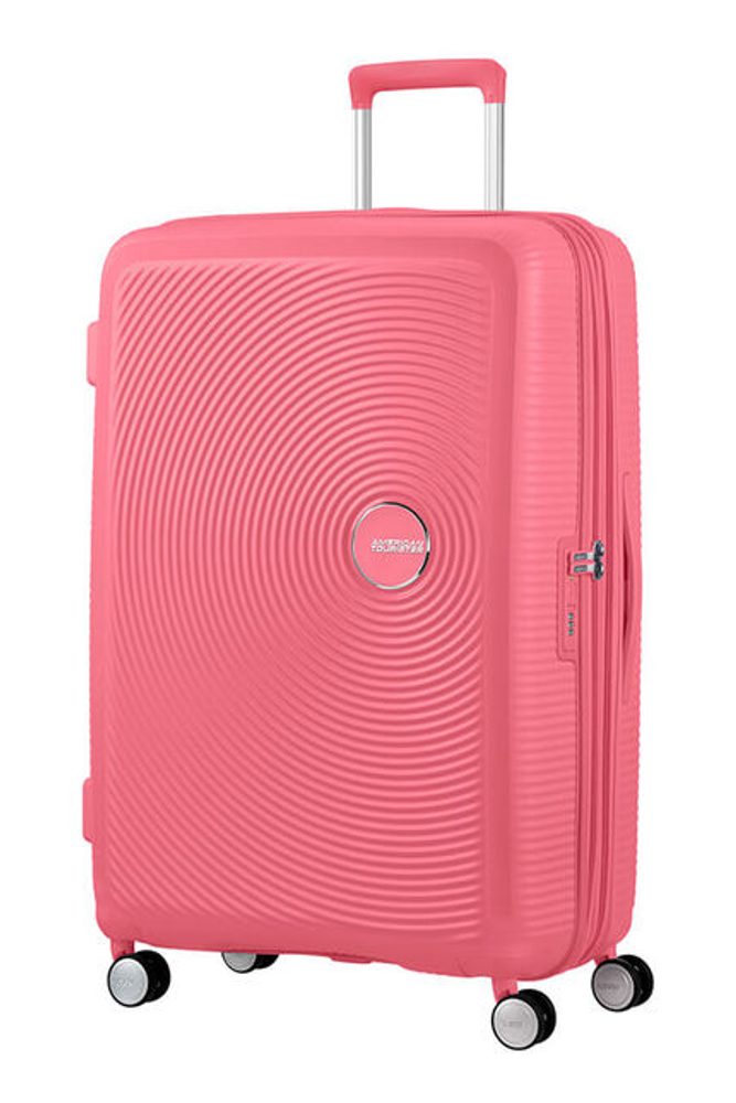 Levně American Tourister Cestovní kufr Soundbox Spinner EXP 97/110 l - světle růžová