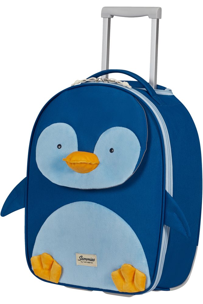 Samsonite Dětský cestovní kufr Happy Sammies Eco Upright Penguin Peter 23 l - modrá