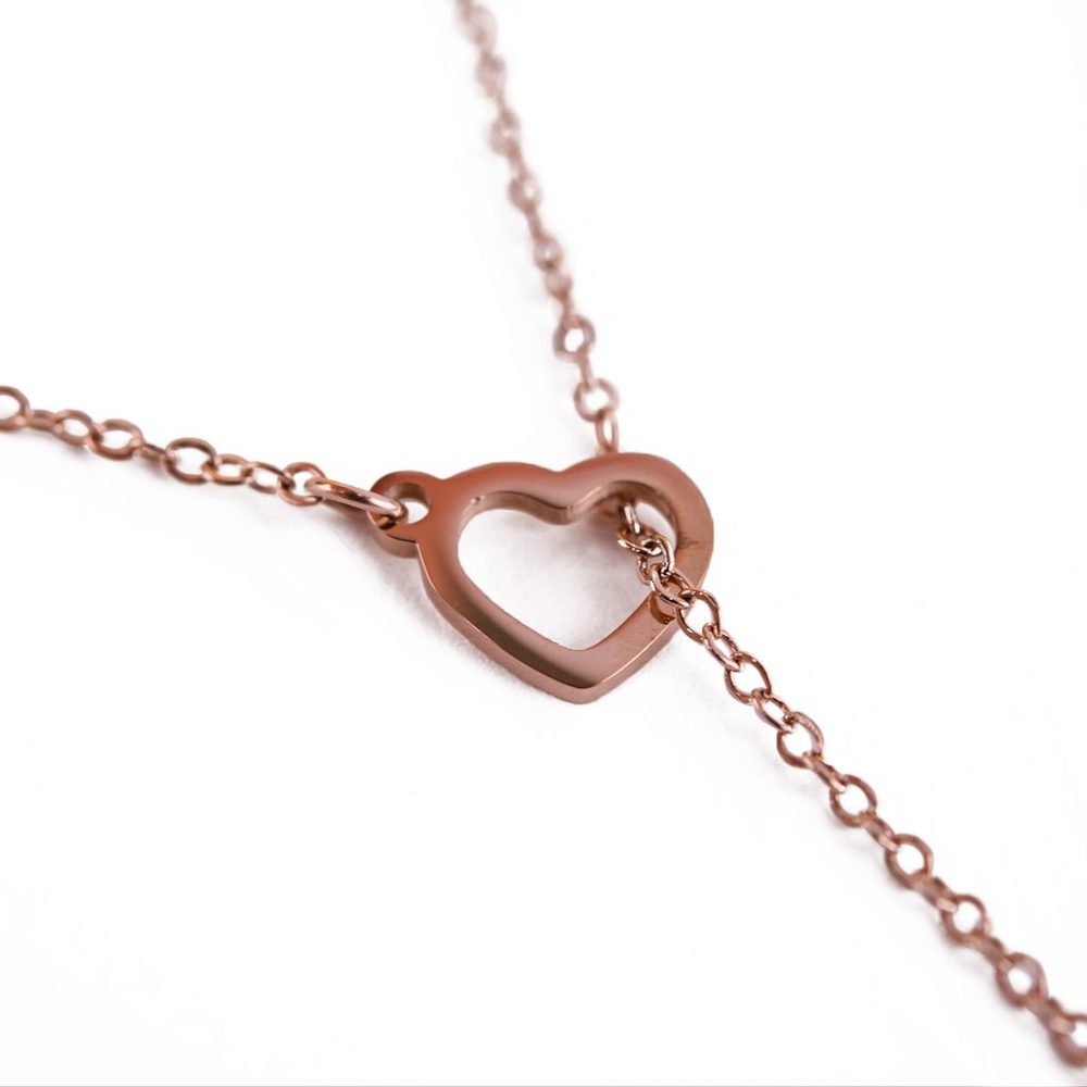 Obrázok Vuch Dámský náhrdelník Sweet heart Rose gold