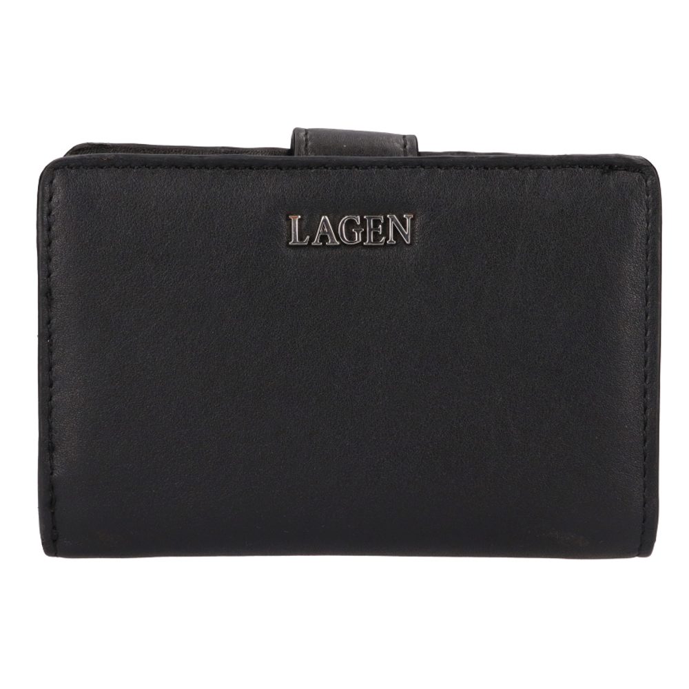 Lagen Dámská kožená peněženka 160822 - černá