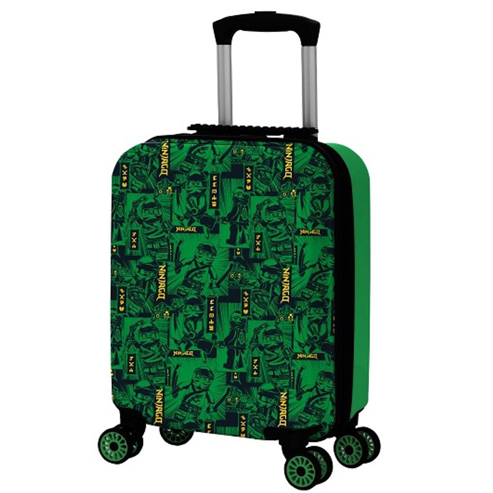 Levně LEGO Dětský cestovní kufr Play Date LEGO Ninjago Green 30 l