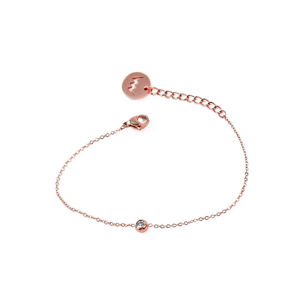 Levně Vuch Dámský náramek Gem Rose Gold