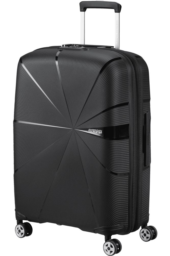 Levně American Tourister Skořepinový cestovní kufr StarVibe M EXP 70/77 l - černá