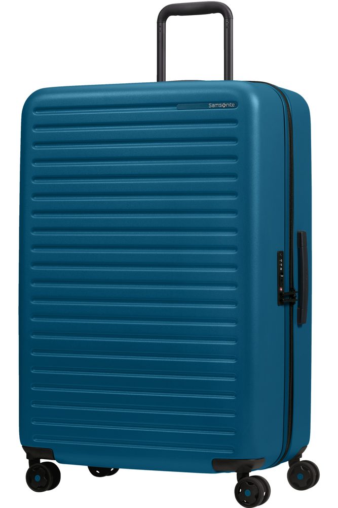 Samsonite Skořepinový cestovní kufr StackD 96 l - modrá