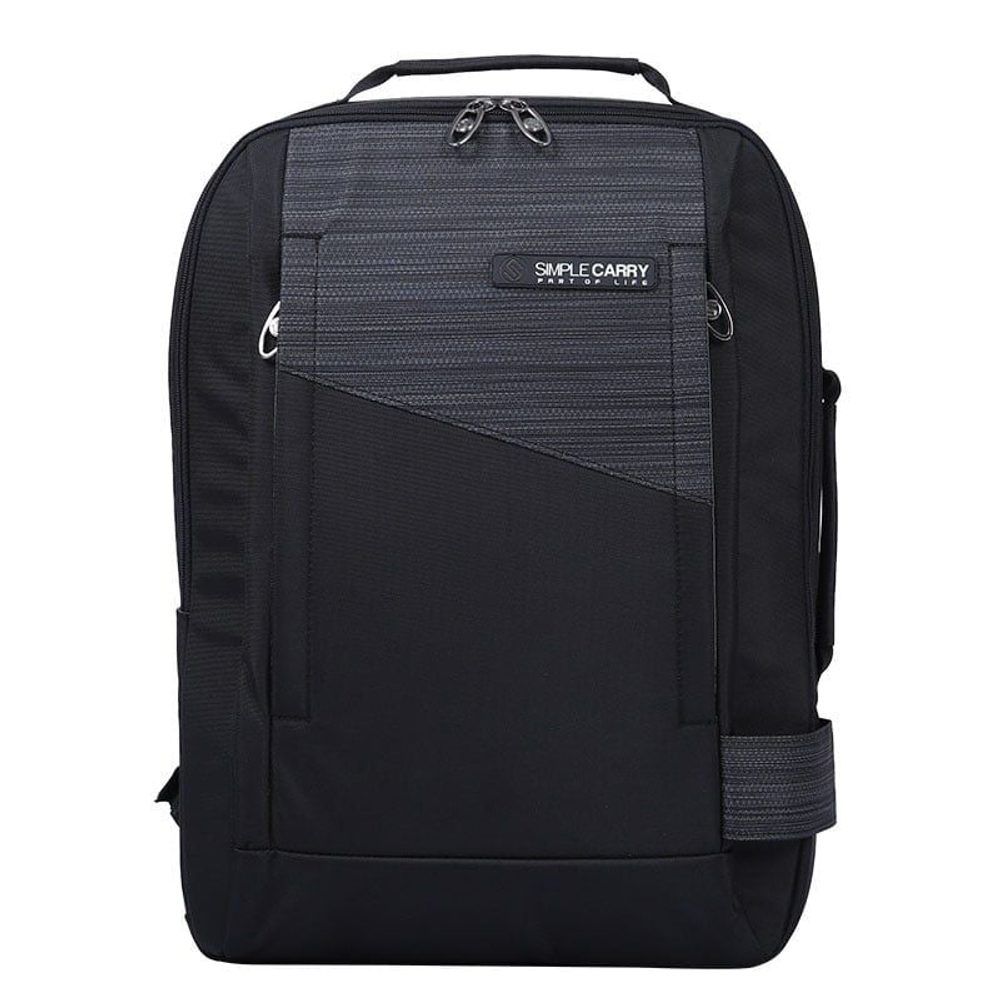 Levně SimpleCarry Batoh na notebook 15,6'' P7 - černá