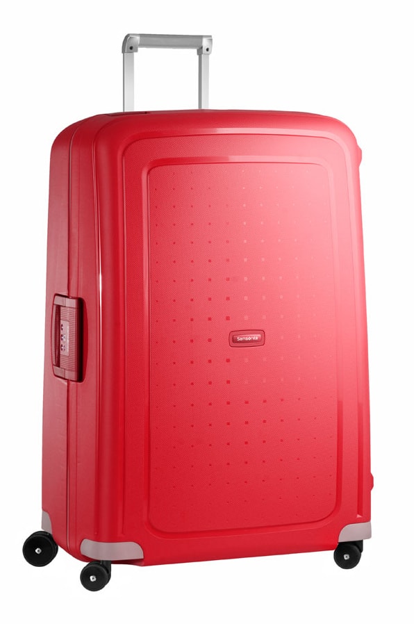 Levně Samsonite Cestovní kufr S'Cure Spinner 138 l - červená