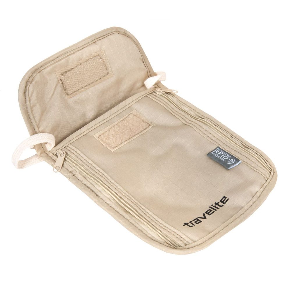 Obrázok Travelite Cestovní kapsička Neck pouch RFID Beige