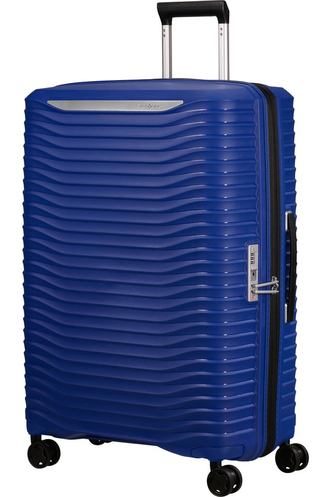 Samsonite Skořepinový cestovní kufr Upscape EXP 104/114 l - modrá