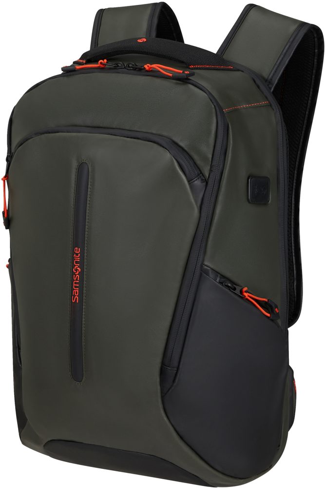 Levně Samsonite Batoh na notebook 15,6'' Ecodiver M USB 18 l - tmavě zelená