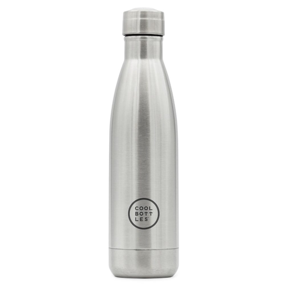 Levně Cool Bottles Nerezová termolahev Metallic třívrstvá 500 ml - stříbrná