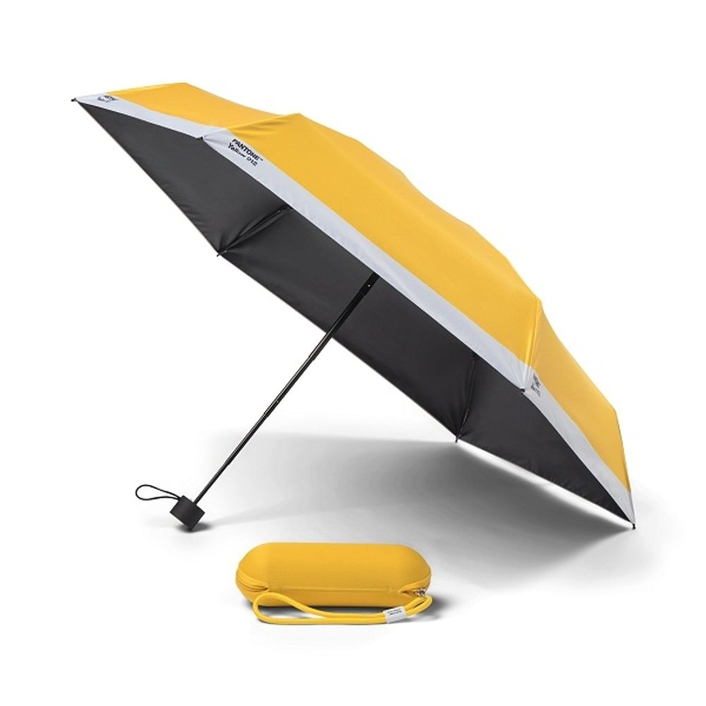 Levně PANTONE Skládací deštník Yellow 012