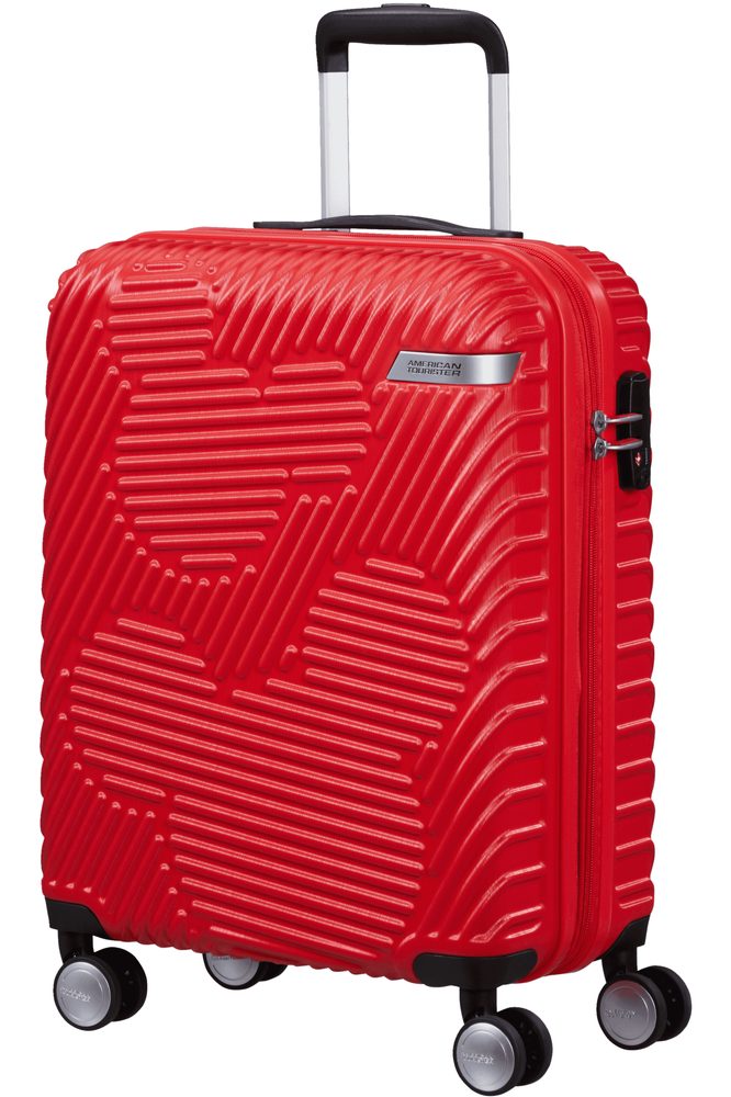 Levně American Tourister Kabinový cestovní kufr Mickey Cloud S EXP 38/45 l - červená