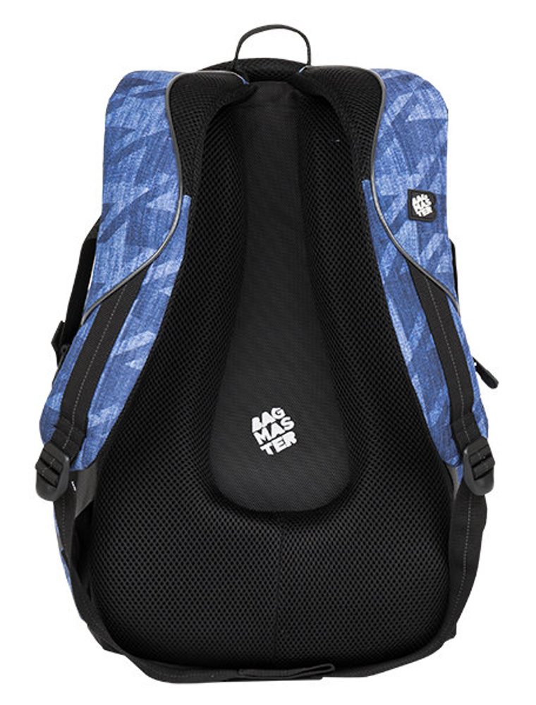 Obrázok BAGMASTER - Študentský batoh BAG 8 B BLUE/BLACK