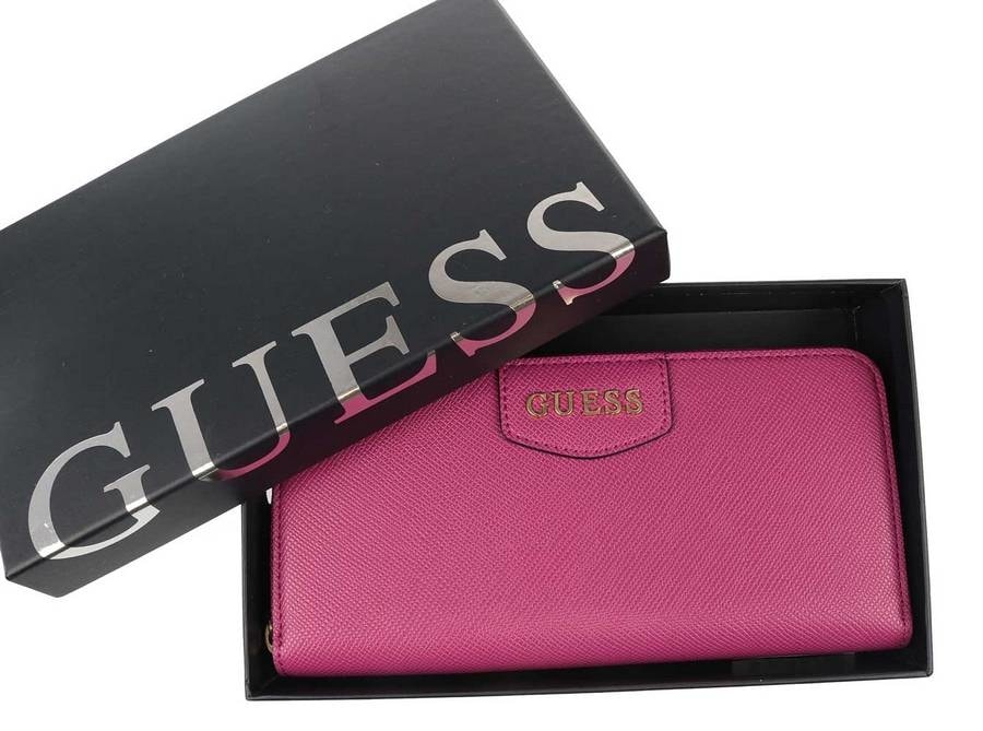 Dámská peněženka SWARIAP7146 Guess, růžová - Delmas.sk