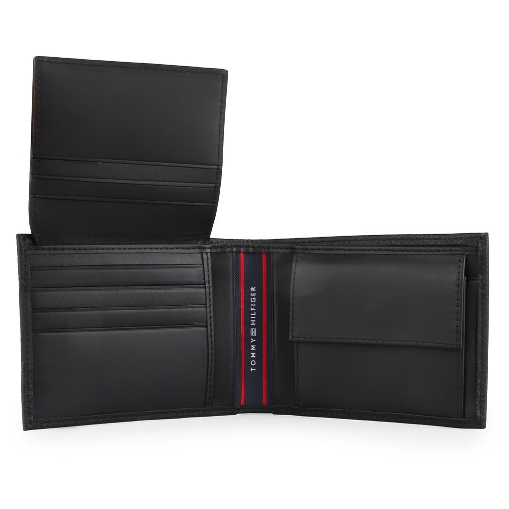Pánska kožená peňaženka Block Stripe CC Flap AM0AM03860 - Delmas.sk