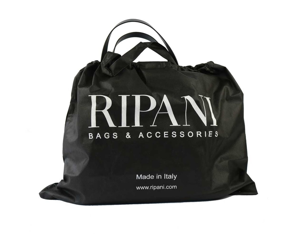 Luxusná kožená kabelka Ripani Maya, čierna - Delmas.sk
