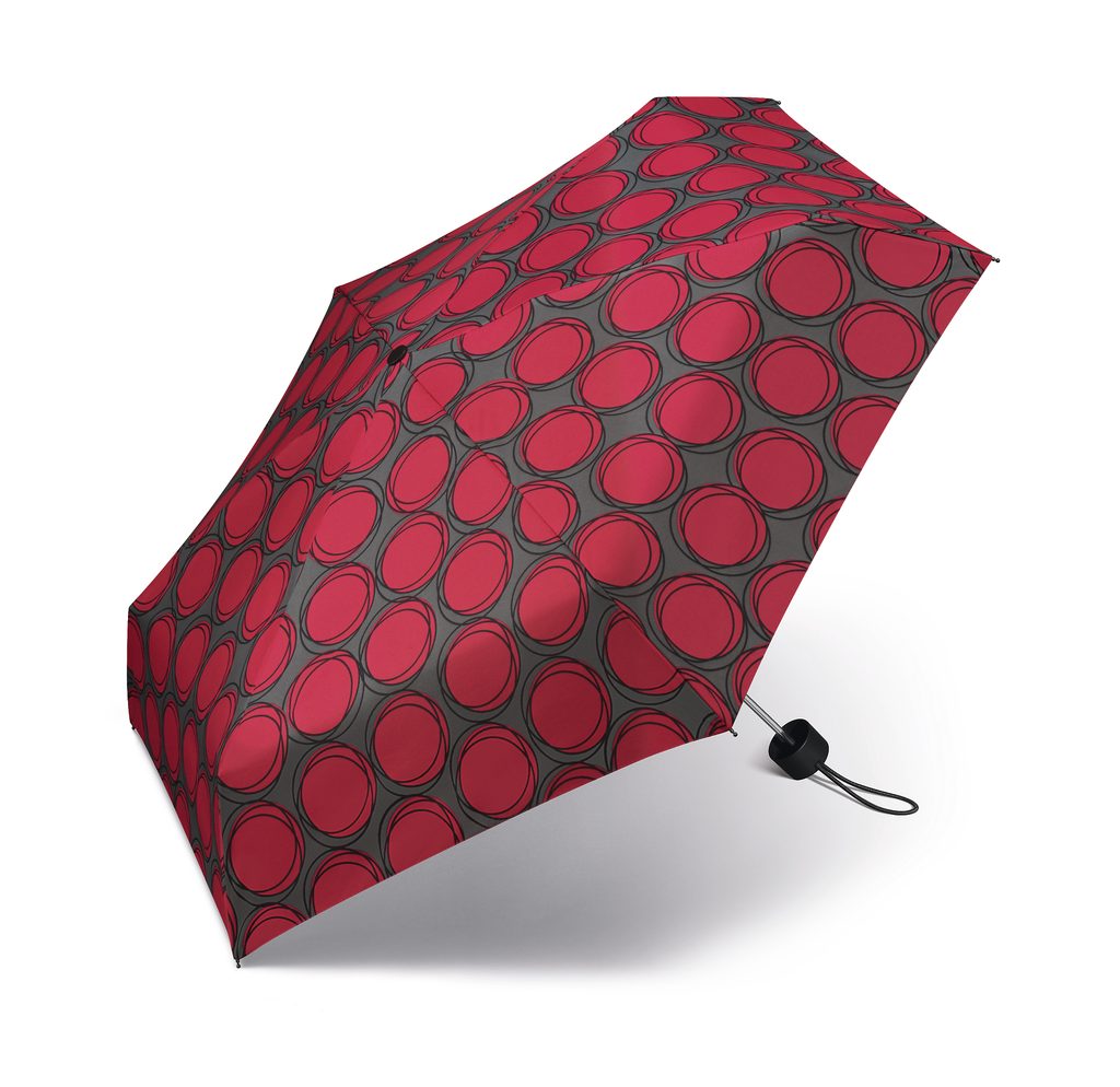 Skládací deštník Petito Dots & Circles Raspberry 82411 - Delmas.cz