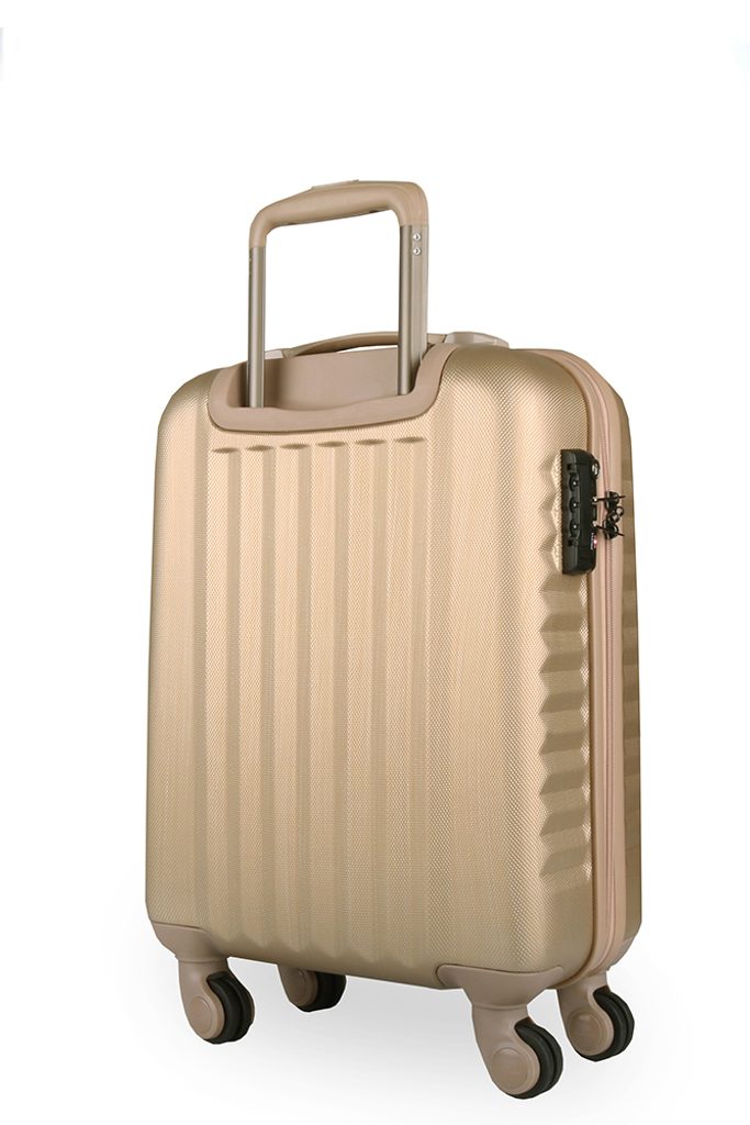 Sada cestovních kufrů Ribbon SE S + M + L, zlatá - Delmas.sk