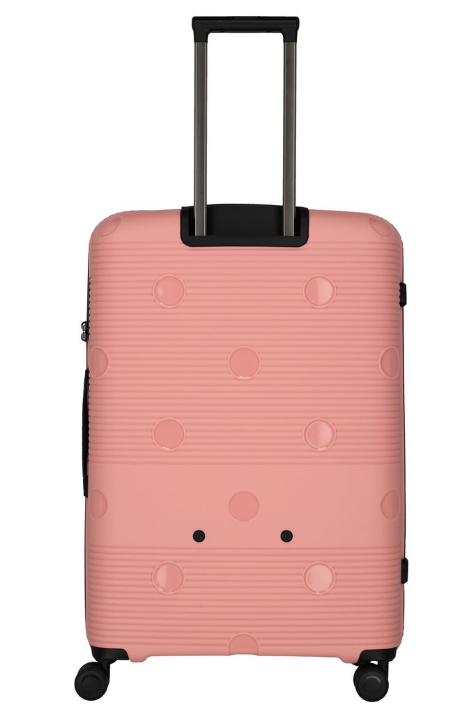 Skořepinový cestovní kufr Smarty 4w L Pink 101 l - Delmas.cz