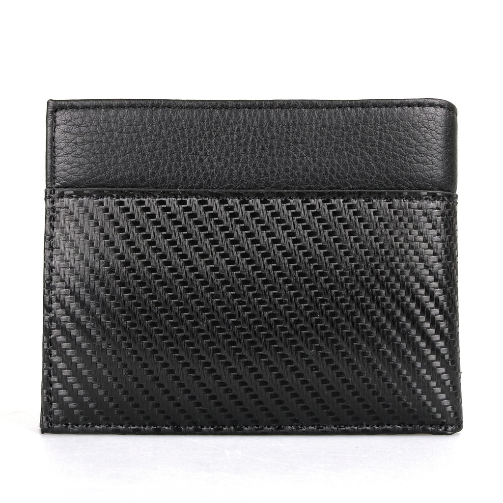 Pánska kožená peňaženka Carbon Leather K50K504849 - Delmas.sk