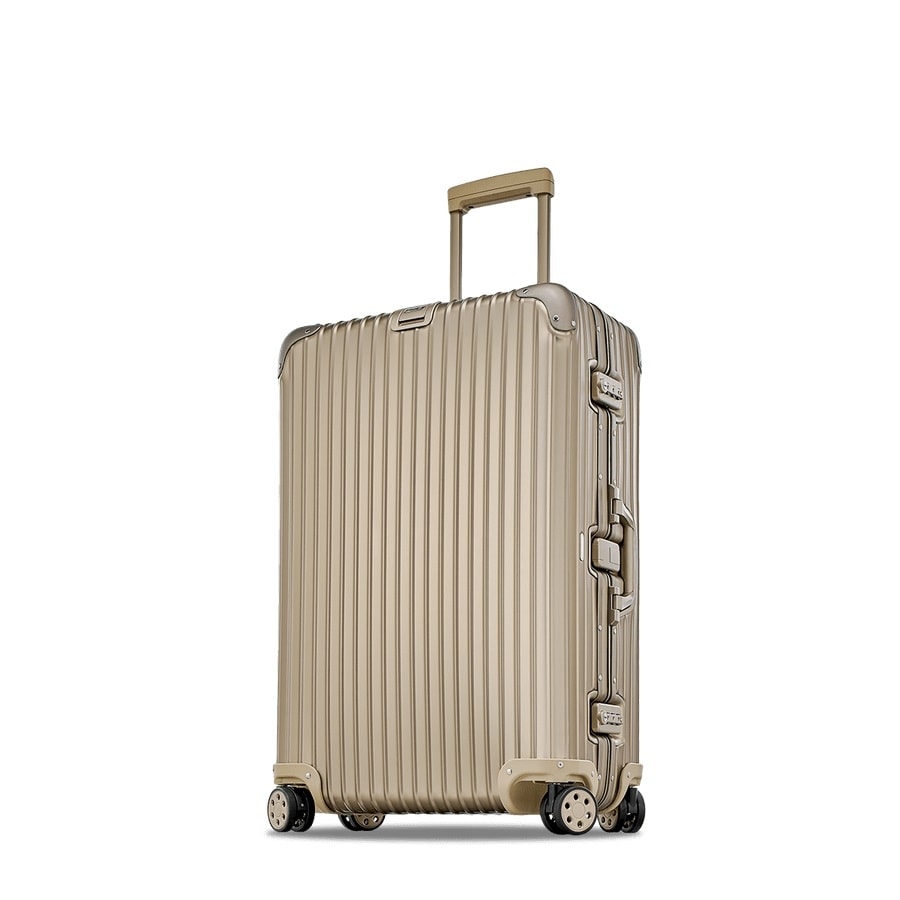 Hliníkový kufr RIMOWA Topas Titanium, 85l - Delmas.cz