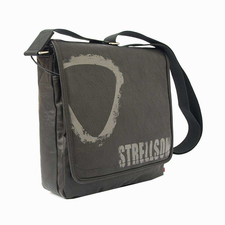 Príklopová športová taška čierna STRELLSON - 4010001017 - Delmas.sk