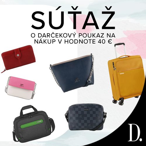 SÚŤAŽ | Vyhrajte darčekový poukaz v hodnote 40 €