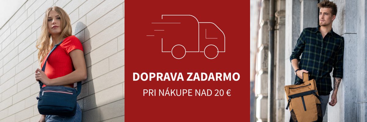 Doprava ZDARMA při nákupu nad 20 €