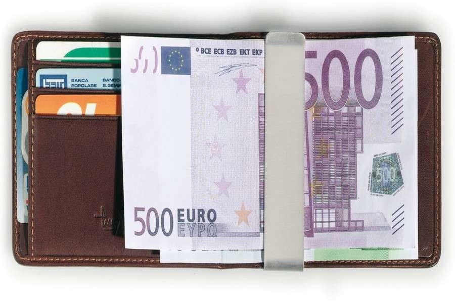Kožená peněženka se sponou Italico 2526 - Delmas.cz
