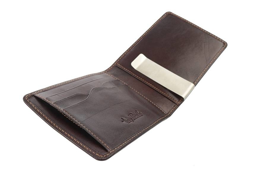 Kožená peněženka se sponou Italico 2526 - Delmas.sk