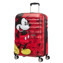 Troler colorat din colecția Wavebreaker Disney marca American Tourister inspirat din lumea lui Walt Disney.