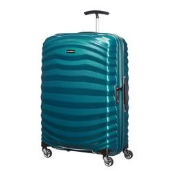 Troler de dimensiune medie, din colecția Lite-Shock marca Samsonite potrivit pentru o călătorie de o săptămână.