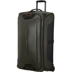 Nepromokavá velká cestovní taška na kolečkách Ecodiver od značky Samsonite vyrobená z recyklovaných materiálů se speciálním důrazem na komfort a bezpečnost.