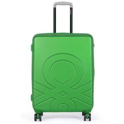 Velký cestovní kufr na čtyřech kolečkách s TSA zámkem od značky United Colors of Benetton.