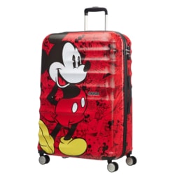 Barevné zavazadlo z kolekce Wavebreaker Disney od značky American Tourister inspirované světem Walta Disneyho.