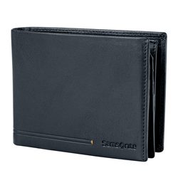 Chytrá, minimalistická s RFID ochranou - jednoduše Simpla - prostorná pánská kožená peněženka od značky Samsonite.