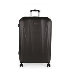 Skořepinový velký cestovní kufr od italské značky Marina Galanti na čtyřech kolečkách vybavený TSA zámkem.
