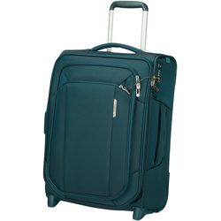 Rozšiřitelný kabinový cestovní kufr na dvou kolečkách z řady Respark od značky Samsonite vyrobený z recyklovaných materiálů.