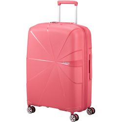 Moderní středně velký kufr z řady StarVibe od značky American Tourister s expandérem, TSA zámkem a prodlouženou zárukou.