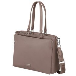 Minimalistická a stylová dámská shopper kabelka s přihrádkou na 14,1'' notebook z udržitelné kolekce Be-Her od značky Samsonite.